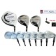 AGXGOLF TCI  TOUR LADIES GOLF SET w460 DRIVER + 3 & 5 WOOD, #3  UTILITY HYBRID + 4-9 IRONS + PW FREE PUTTER: CHOOSE LENGTH & FLEX; BUILT in the USA!!